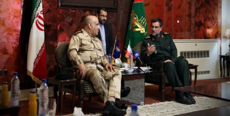 The meeting between the commander of the IRGC’s fleet and the commander of the Iraqi fleet (Fars, May 1 2019).