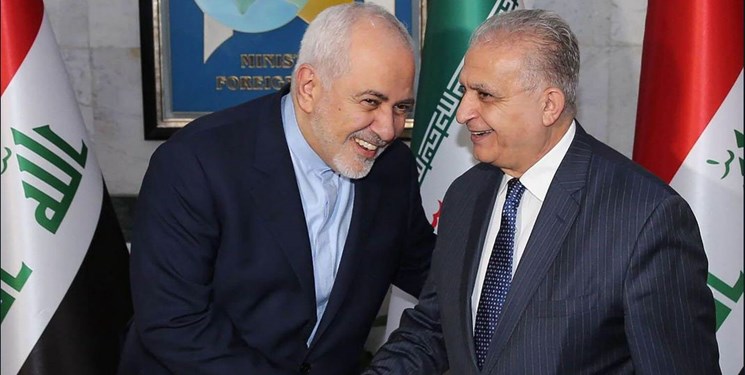 Iranian and Iraqi foreign ministers in Baghdad (Fars, May 26, 2019)